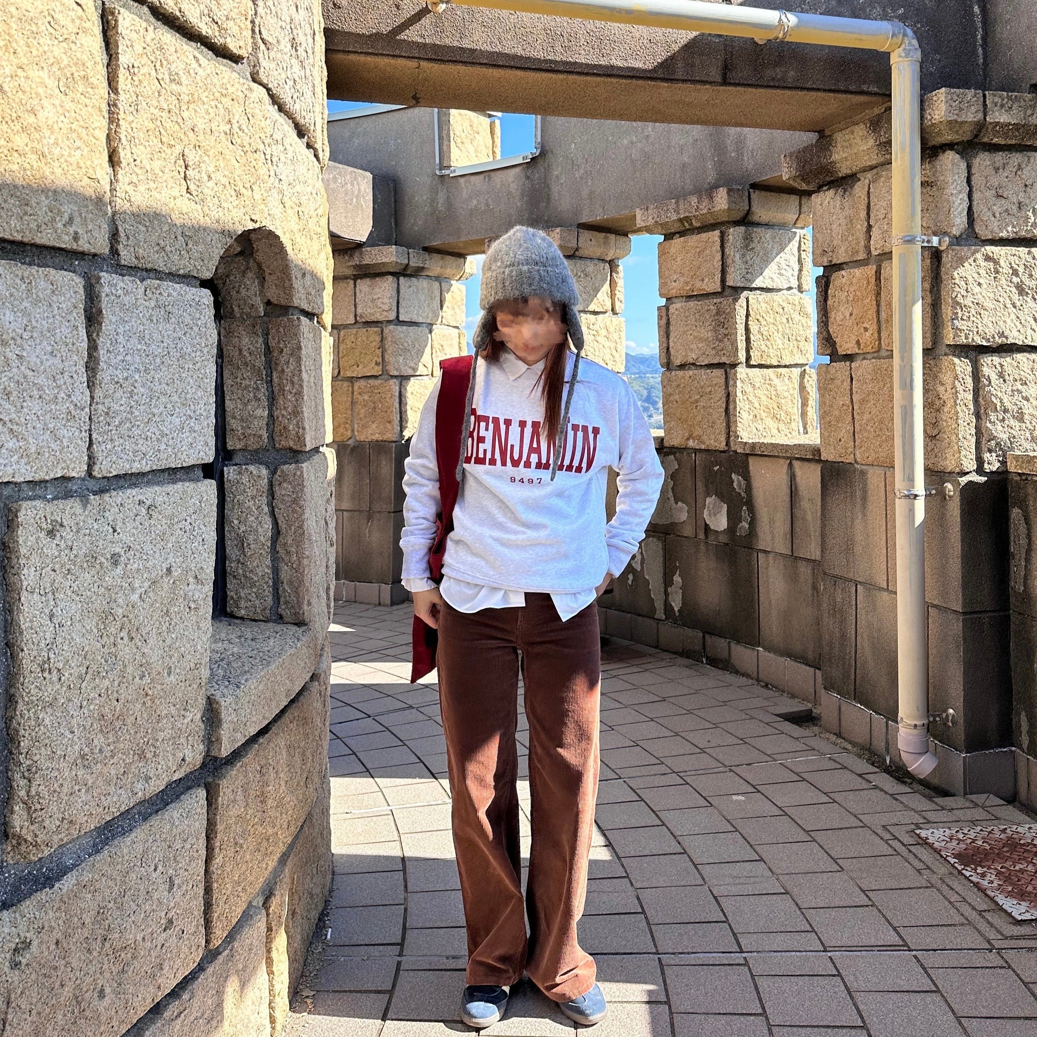 big logo sweat – BenjaMin officialHP