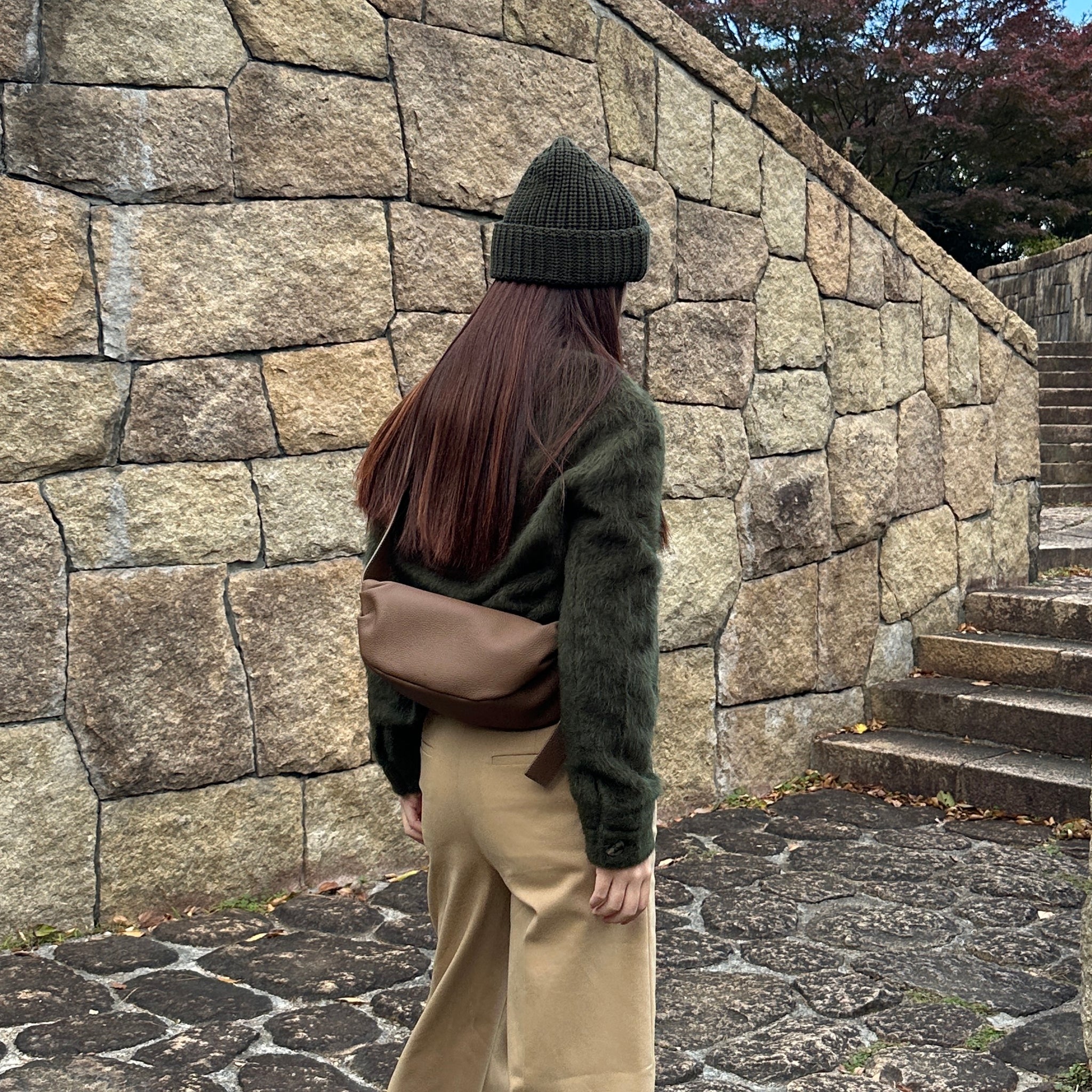 Leather shoulder Bag – BenjaMin officialHP