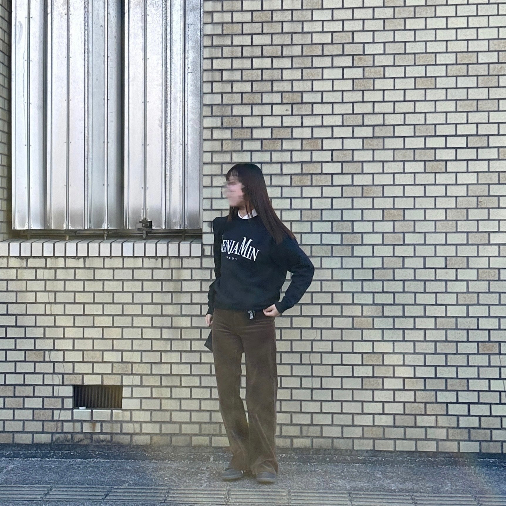 big logo sweat – BenjaMin officialHP