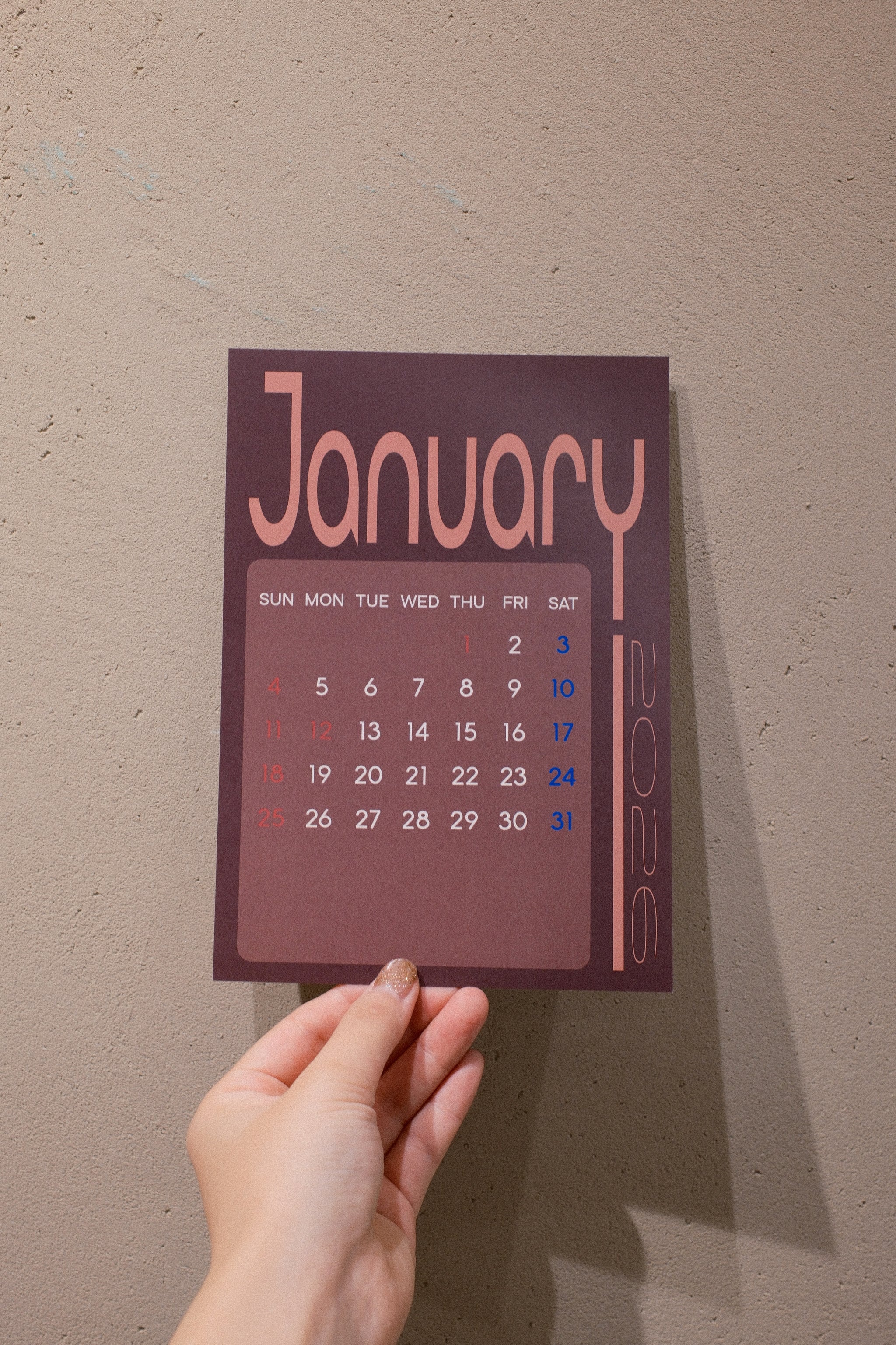 2026 Calendar – BenjaMin officialHP