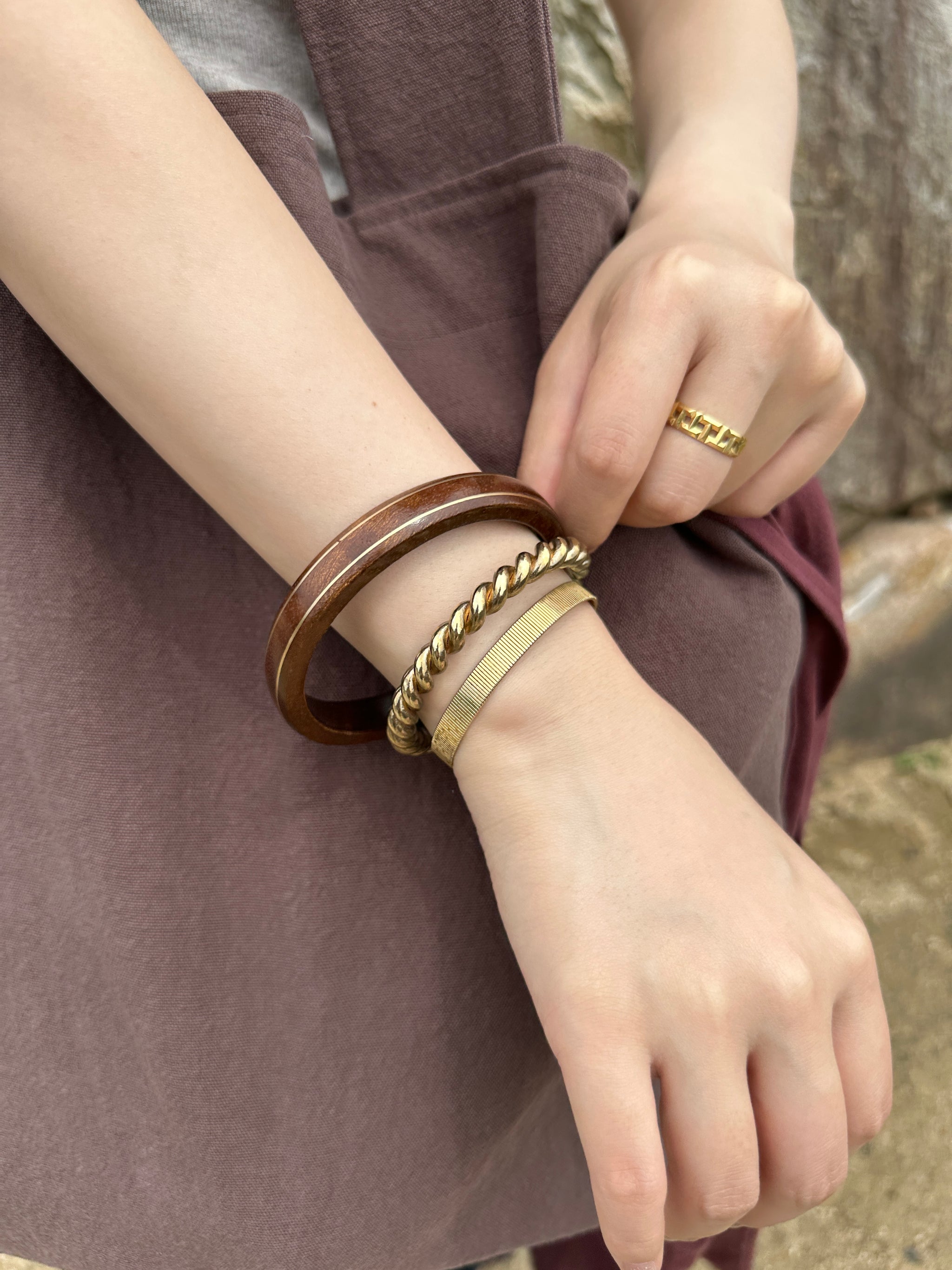 Wood Bangle – BenjaMin officialHP
